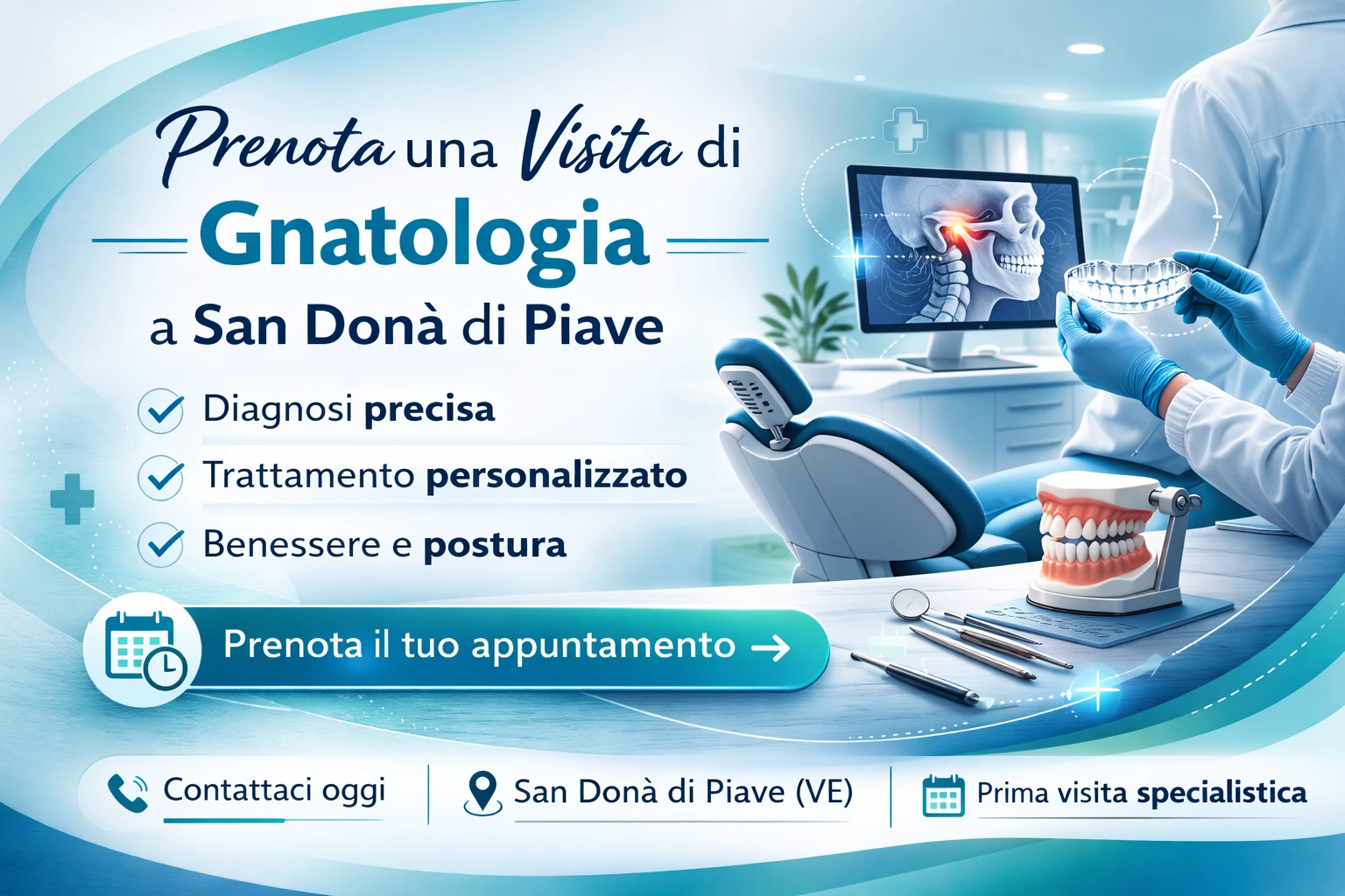 prenota visita gnatologo Gnatologia a san don